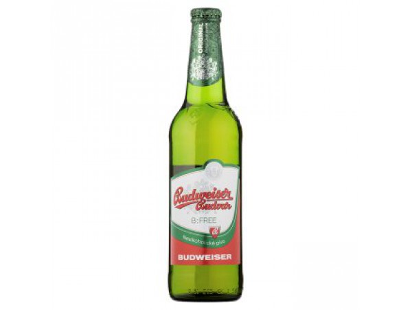 Budweiser Budvar B: безалкогольное пиво 0,5 л
